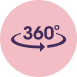 360 rotating tip icon